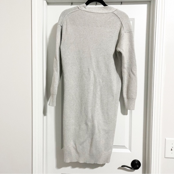 Free People Gray Long Knit Duster Cardigan Xs - Picture 2 of 6
